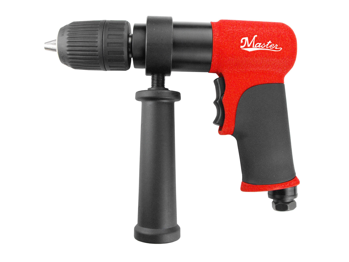 Reversible 1/2" Air Drill with side Handle, 650 Rpm, Jacobs Quick Change Chuck